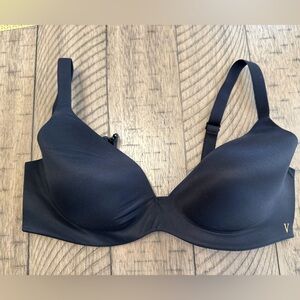 Victoria Secret  Women's Lined Semi Demi Black Bra Size 34C